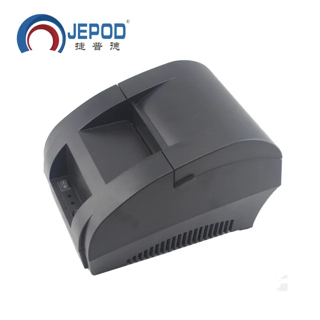 JP-5890K мини 58 мм черный принтер POS чековый термопринтер Встроенный адаптер питания с USB портом EU штекер - Цвет: 5890K  Printer