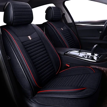 

New Auto automobiles Flax-leather car seat cover For Nissan Qashqai Note Murano March Teana Tiida Almera X-trai auto accessory