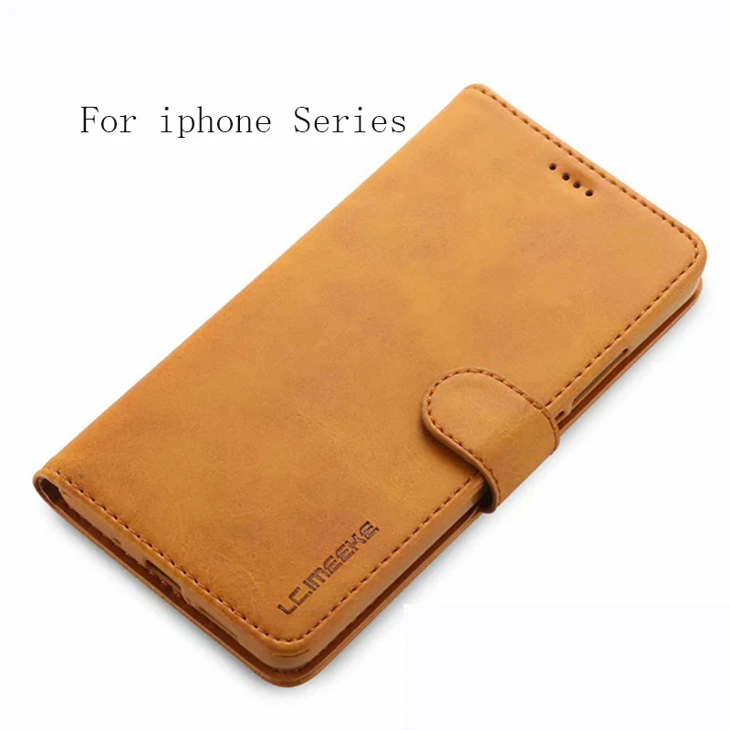 

Luxury Leather Wallet Flip Case for iPhone X XR XS Max Case Card Holder Back Cover for iPhone 5 SE 6 6s 7 8 Plus Case Funda Capa