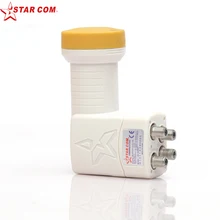 STARCOM Universal QUAD LNB For Satellite TV Receiver Low Noise Figure 0.1dB HD Digital KU BAND Universal Quad LNB