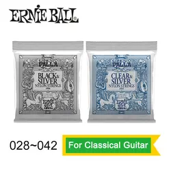 Ernie Ball 2406/2403 Ernesto Palla нейлон ясно и серебро классической гитары 028-042