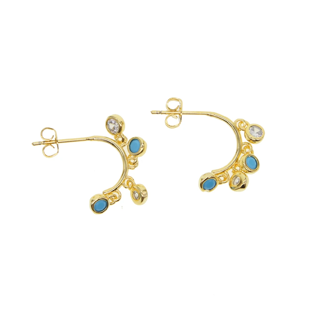 brass y earring (2)