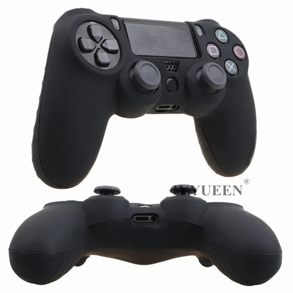 Силиконовый чехол IVYUEEN 10 комплектов для dualshock 4 playstation 4 PS4 Pro Slim с джойстиком