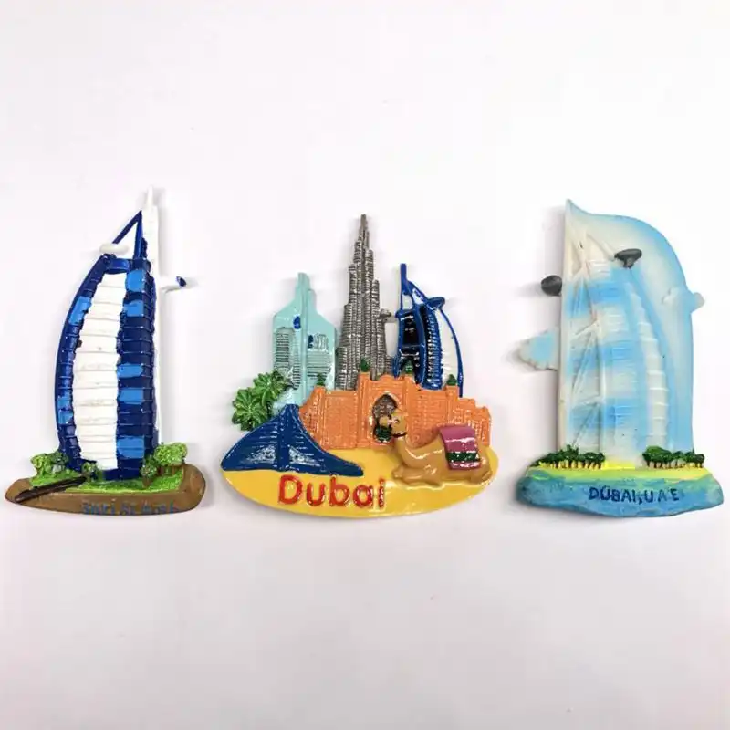 3D Dubai Tourist Fridge Home Decor Accessories Dubai Building