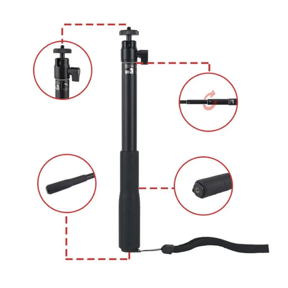 Ручной индивидуальный удлинитель селфи палка для Gopro hero Zhiyun Feiyu Xiaomi xiaoYi series OSMO