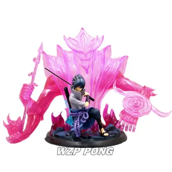 

30cm Anime Naruto Uchiha Sasuke Tempestuous God of Battle Ver Figurine Dolls Toys PVC Action Figure Collectible Model Toy