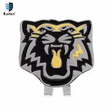 Caiton Тигр шаблон магнитные колпачки-держатели для металлических маркеры для мячей для гольфа