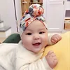 Цветные шапки-пончики с цветочным принтом для маленьких девочек, BeBe, тюрбан, головной убор, капюшон для новорожденных, бант, узелковая Кепка,... ► Фото 2/6