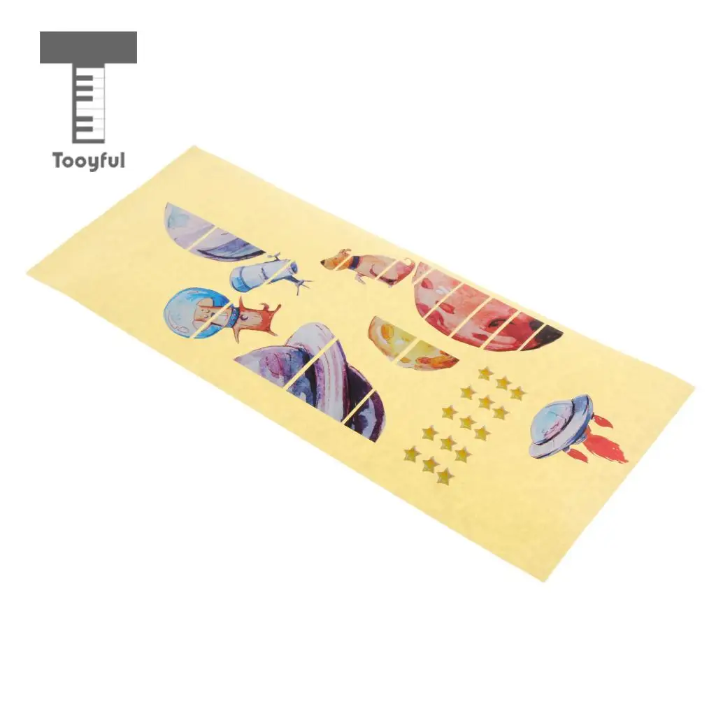 Tooyful Novelty DIY Guitars Fretboard Fingerboard Label Decals Sticker Musical Instrument Accessory
