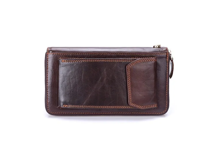 Men genuine leather wallet 14
