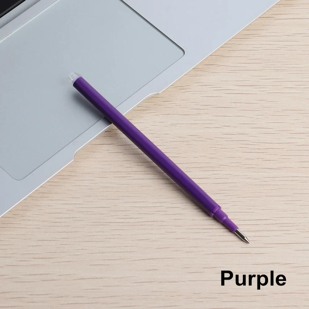 8 шт./компл. genkky стираемая ручка 8 видов стилей Радуга гелевая ручка, для творческого рисования студенческие канцелярские принадлежности 8 цветов Ручка - Цвет: 8PCS Purple Refills