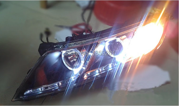 Бампер лампа для ОАК K5 фар, 2011 2012 2013 2014 год автомобильные аксессуары ОАК K5 дневного света; sorento, K5 фонарь