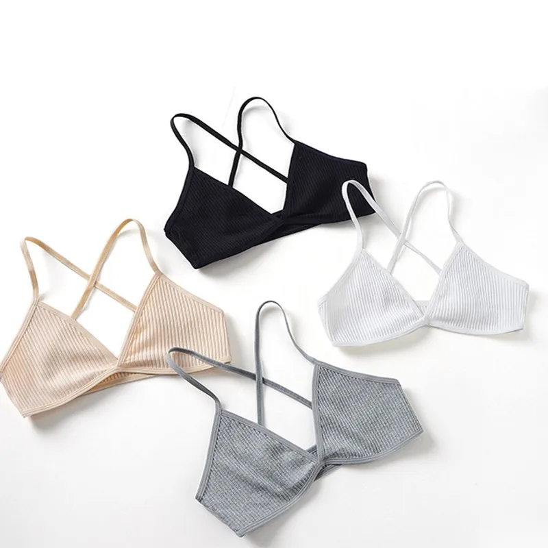 BEFORW One Piece Ultra-thin Bralette Wire Free Seamless Bras For Women Solid Sexy Lingerie Underwear Beautiful Back Women Bras