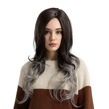 

Long Loose Wavy No Lace Front Curly Natural Full Hair Women Gradient Women Synthetic Hair Extension