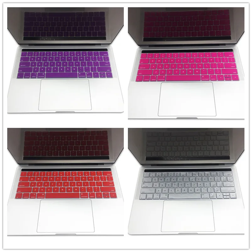 

Silicone Keyboard Cover Protector Skin 8 Colors For Apple Macbook Pro MAC Air 11.6inch Soft Keyboard Stickers 28.7cm x 10cm