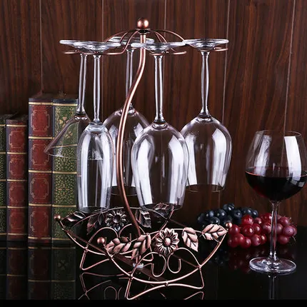 Уникальный Железный винный шкаф держатель для напитков набор без стеклянной чашки