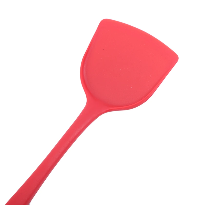 Food Grade Silicone Baking Tools Shovel Kitchen Spatula Turners Cake Slotted Turner Butter Cream Mixer Scraper Long Handle Spoon