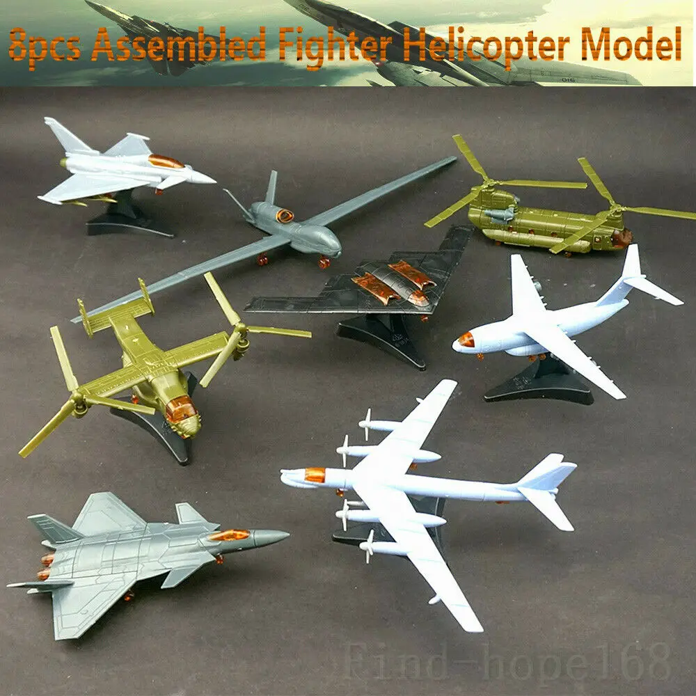 4D Helicopter Aircraft Assembly Puzzle Toy Kit