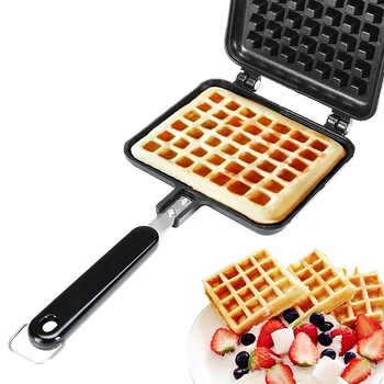 

Non-Stick Omelet Waffles Mold DIY Waffle Baking Molds Aluminium Alloy Bakeware Crispy Machine Egg Roll Mode Kitchen Accessories