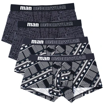 

Givanildo High quality Men Boxers Homme Underwear Brand Breathable Shorts Boxer Gay Boxeador Loose Fashion Pants U856