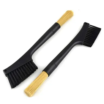 Coffee machine cleaning brush double head plastic soft coffee grinderbrushes