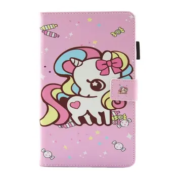 

For Samsung Galaxy Tab A 8.0 2017 T380 T385 Case Kid Gift PU Leather Magnet Kickstand Cases Cover For Samsung T380 T385 Shell