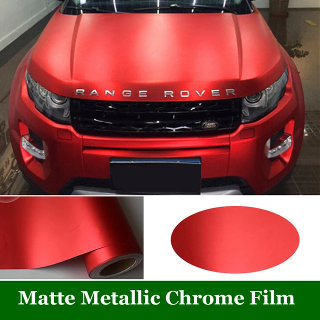 Bulle rouge brillant adhésif voiture film vinyle autocollant 152cmx60cm