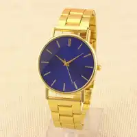 100pcs/lot 8002 color dial no geneva logo alloy watch wrap quartz casual watch for unisex wholesale gold strap wristwatch