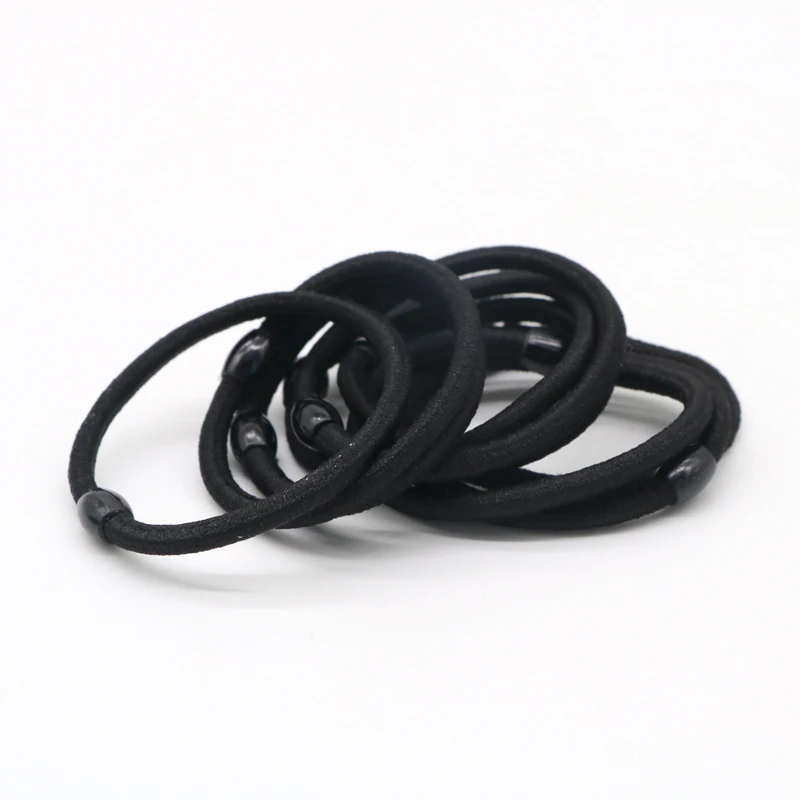 30PCS Hair Accessories Black Hair Braid Elastic Holders Braiders Rope Rubber Bands Tie Gum Styling Tools For Hair Hairdressers