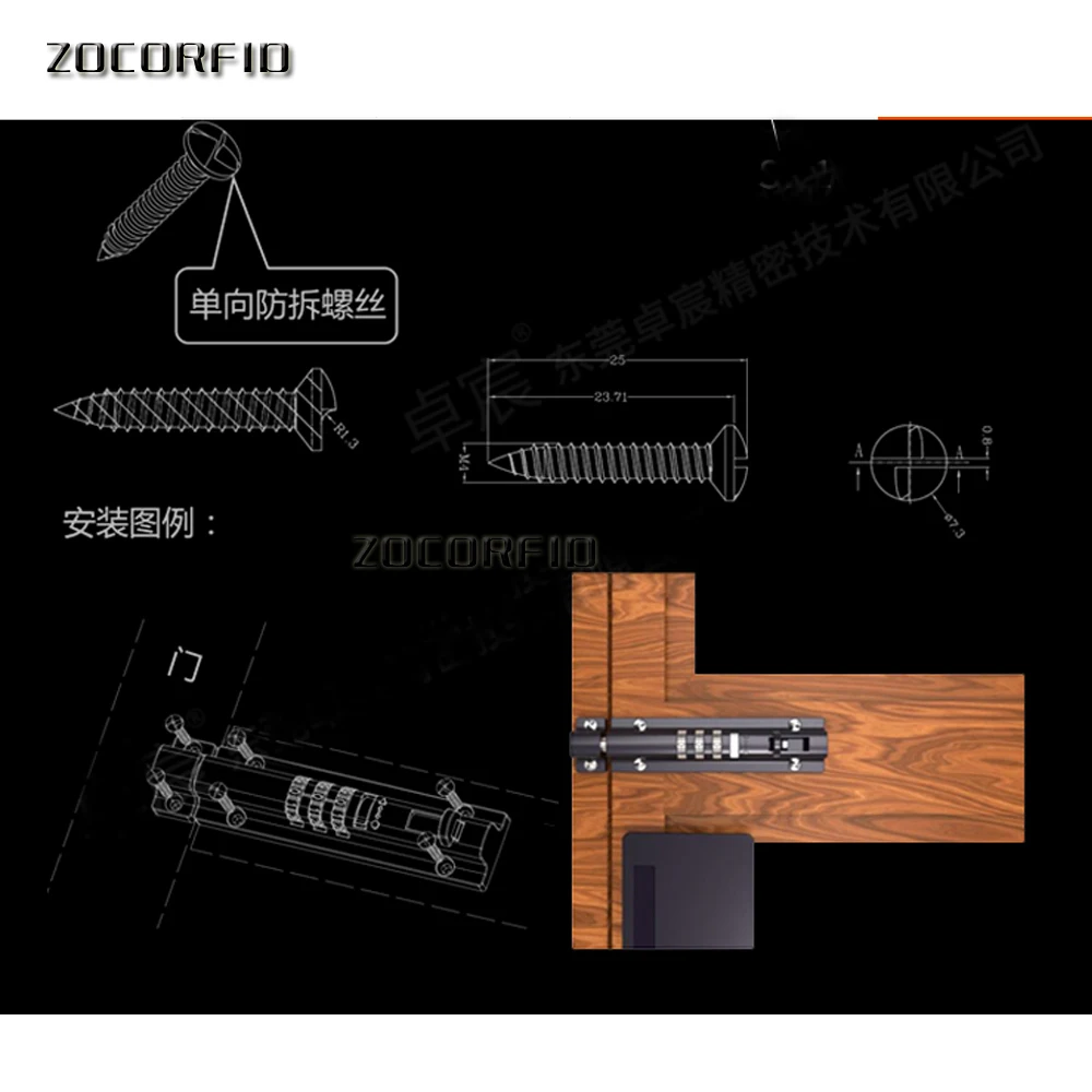 3 цифры passowrd дверь защелка раздвижной замок баррель болт защелка Засов степлер ворота замок безопасности