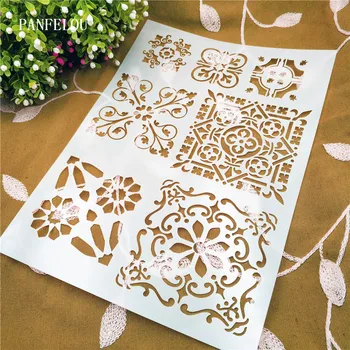 

Arrow disk scrapbook stencils spray plastic mold shield DIY cake hollow Embellishment printing lace ruler valentine
