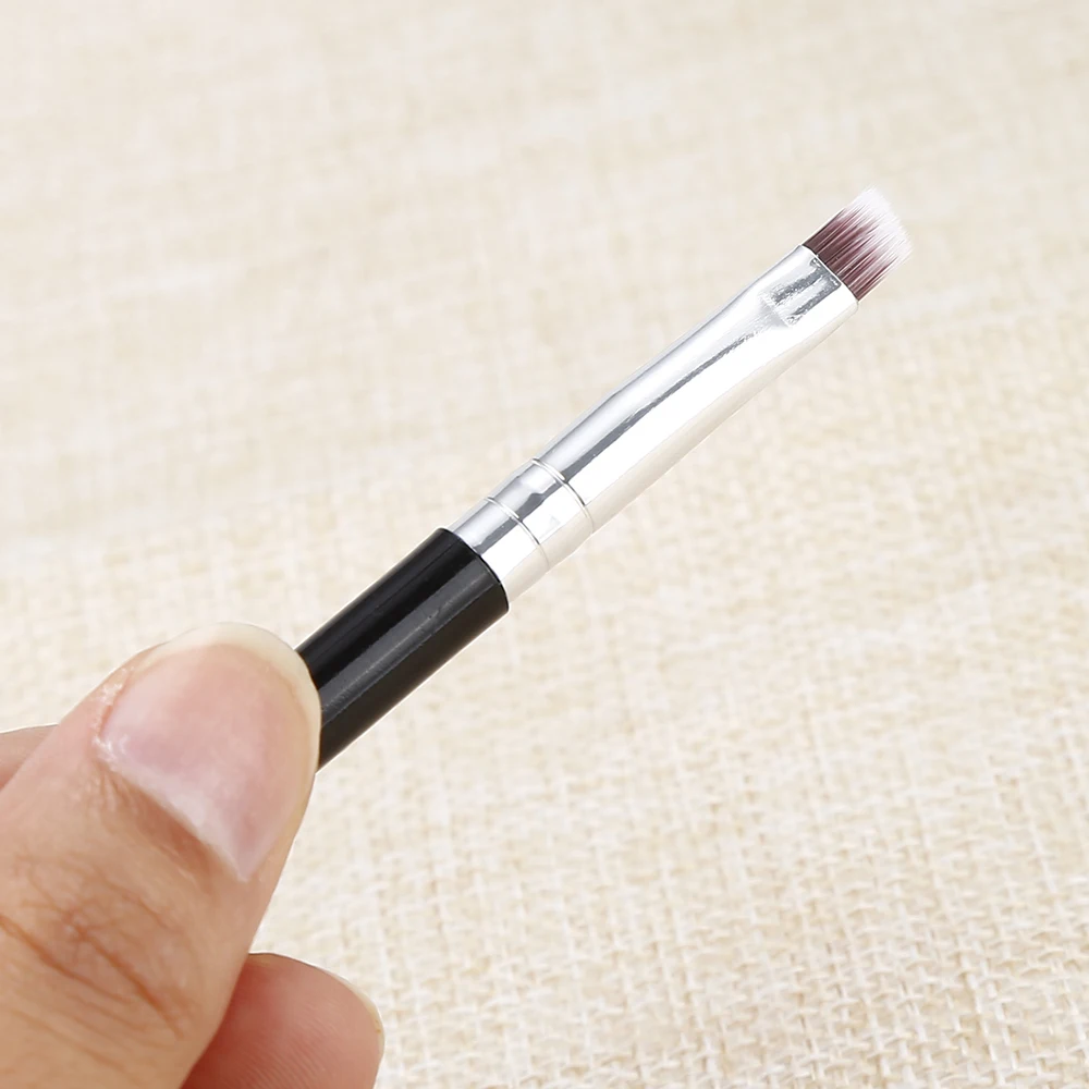 2019 ELECOOL 1Pcs Black Eyebrow Brushes Powder Eye Brow Comb Beauty Makeup Double Ended Blending Brush Tools