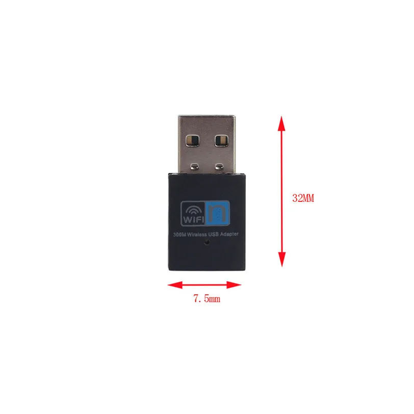 Binmer 300 Мбит/с WiFi Mini USB адаптер Беспроводной Dongle адаптер 802.11 B g n локальной сети Wi-Fi usb-адаптер