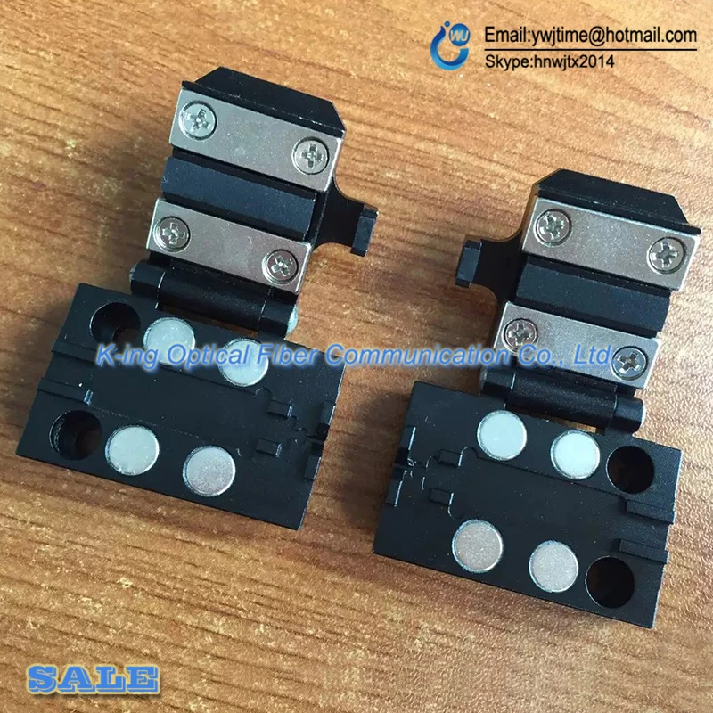 

CETC41 AV6471 AV6496A Fiber Fusion Splicer fiber welding machine fiber clamp / patch cord / pigtail fixture/Fiber plate 1pair
