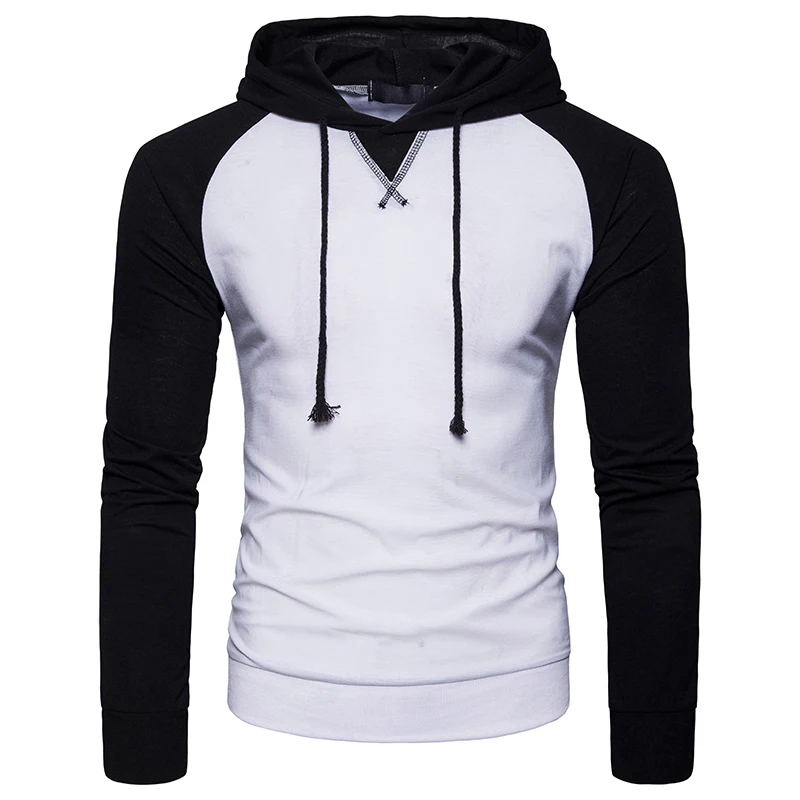 

New Arrivals Hooded Men 2018 Brand Male Long Sleeve Hoodie Sweatshirt Fashion hip-hop Raglan sleeved Pullover Hoodies EU size