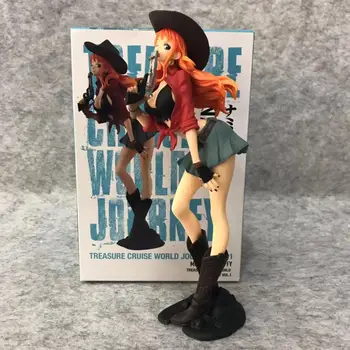 

Anime 1/8th Scale One Piece Treasure Cruise World Journey Jeans Freak Ver. Nami Action PVC Figure Toy Brinquedos 18.5CM