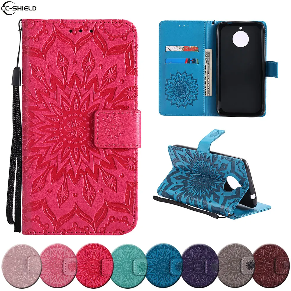 Flip Case For Motorola Moto E4 PLUS XT1771 XT1770 Case