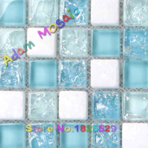 Blauw wit tegel keuken backsplash blauw mozaïek glazen tegel steen ... Blauw wit tegel keuken backsplash blauw mozaïek glazen tegel steen ...