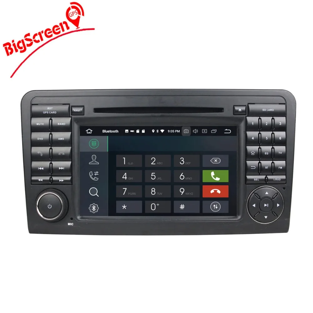 Cheap 2 Din Android 8.0 Car Radio GPS Navi For Mercedes Benz ML W164 ML350 ML500 GL X164 GL320 IPS Unit stereo RAM 4GB+32GB 8 Core 3