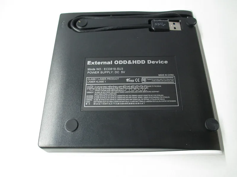 12.7mm USB 3.0 POP-UP MOBILE External Drive ODD/HDD DVD-RW tray load Case USB external case Enclosure
