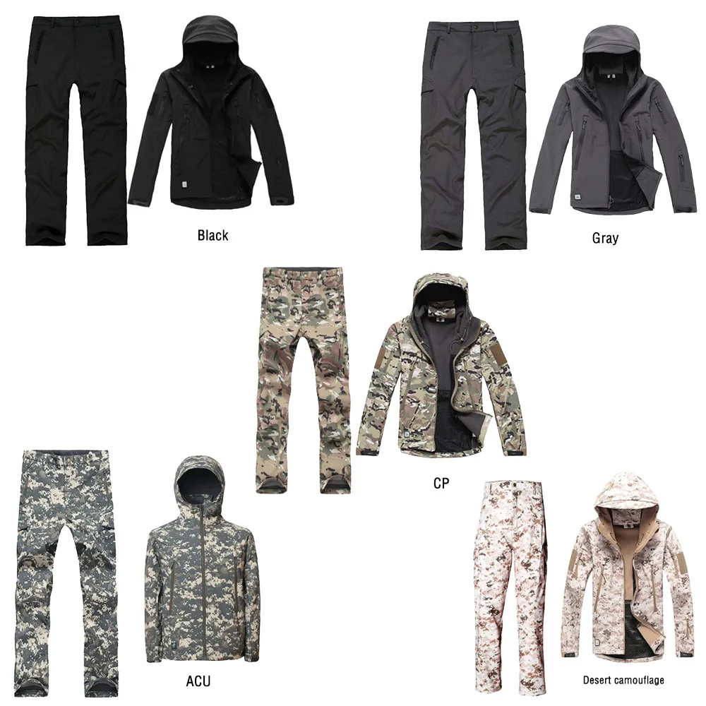 2018 камуфляжная охотничья одежда Softshell походные куртки Тактическая Военная