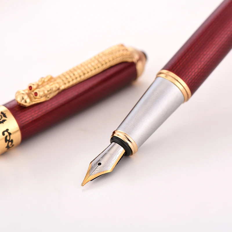 15 Pcs Gold Pen Tips 0.5mm Fountain Pens Nib Feed Pen Tips Replacement Nibs 
