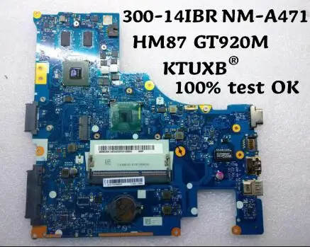 

KTUXB BMWC1 / BMWC2 NM-A471 motherboard for Lenovo 300-14IBR notebook motherboard CPU N3150 GT920M 1G DDR3 100% test work