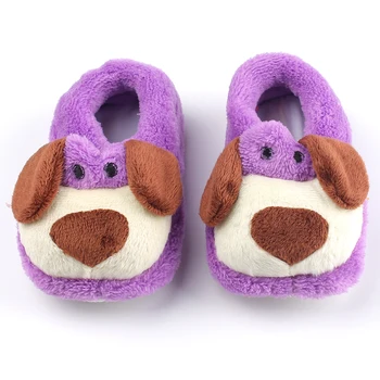

Cute Baby Shoes Cartoon Dog First Walkers Anti Slip Boys Girls Shoes Soft Bottom Infant First Walkers Winter Warm Baby Prewalker