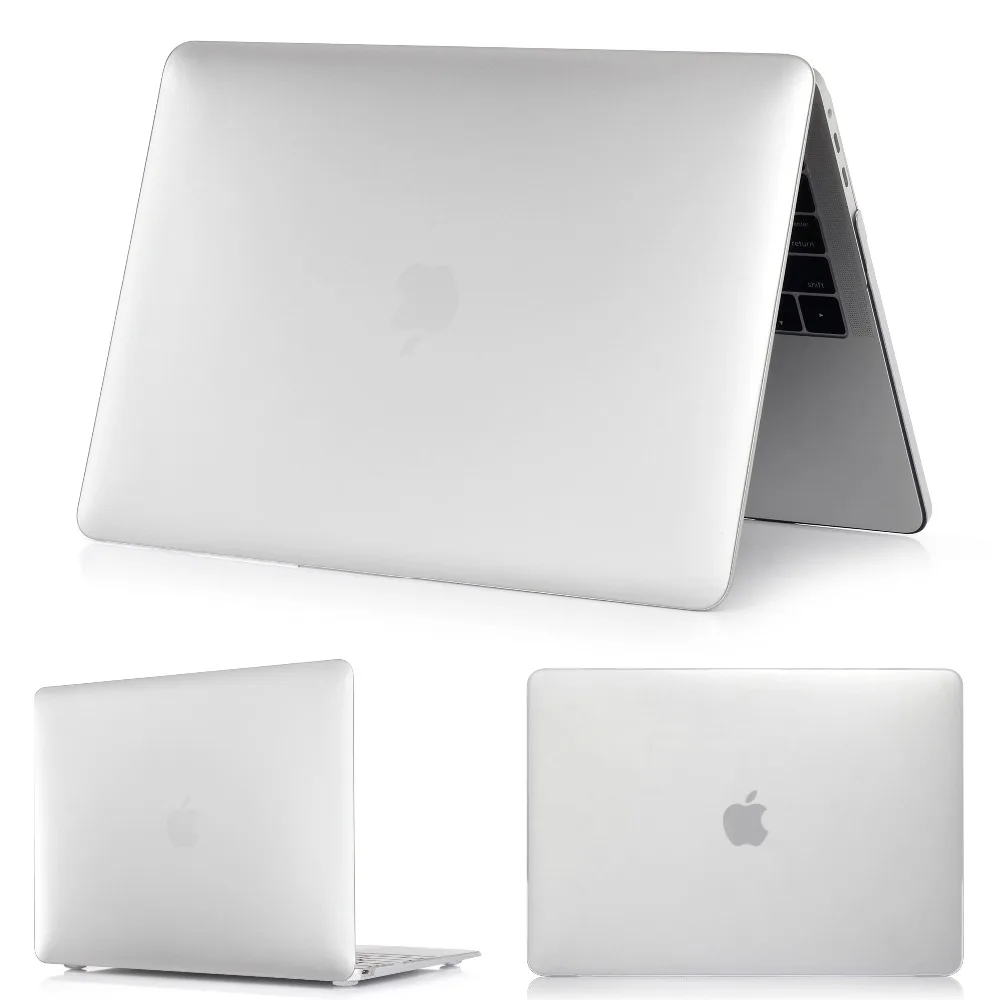 Кристальный \ матовый чехол для Apple Macbook Air Pro retina 11 12 13 15 дюймов сумка для ноутбука, для нового Mac book Air Pro 13,3 чехол A1932+ подарок