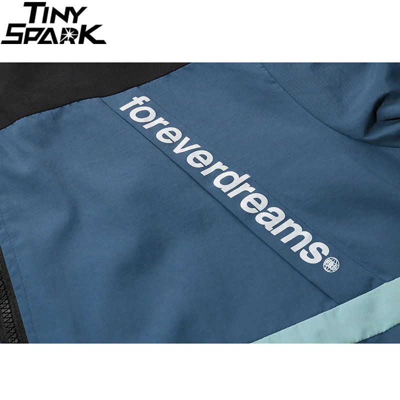 2019 Harajuku Jacket Windbreaker Color Block Men Hip Hop Streetwear Jacket Coat Vintage Casual Full Zipper Track Jackets Spring 2019 Harajuku Jacket Windbreaker Color Block Men Hip Hop Streetwear Jacket Coat Vintage Casual Full Zipper Track Jackets Spring