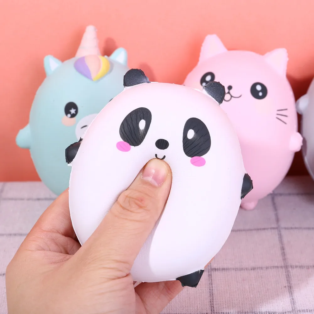 Squishies очаровательны животные замедлить рост для выдавливания крема Ароматические снятие стресса игрушечные лошадки 1,28