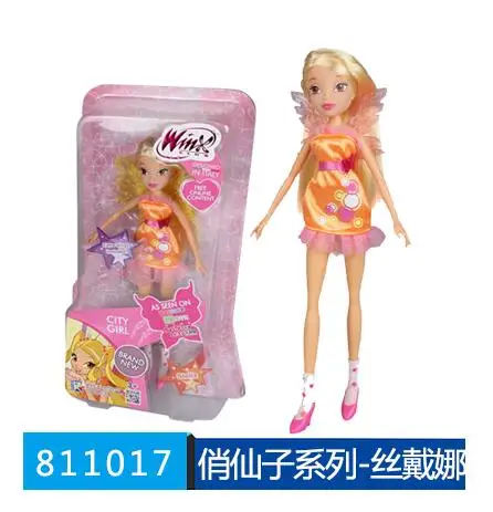 

9pcs/lot Newest Winx Club Doll colorful girl Action Figures Fairy Bloom Dolls