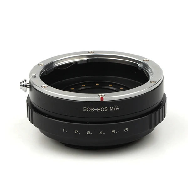 Adjustable Aperture Mount Adapter Ring Suit For Canon Eos Ef Lens To