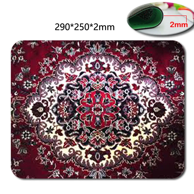 congsi New Arrival Top Selling Professional Custom Personality Persian Carpet Rectangular Rubber Gaming Mouse Pad Gamer Play Mat